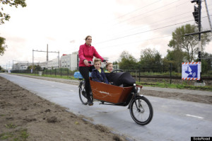 SolaRoad coverts sunlight on the road surface into electricity: the road network works as an inexhaustible source of green power.Credit: SolaRoad