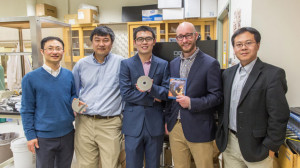 An interdisciplinary team from the McCormick School of Engineering and Applied Science discovered that using the data storage pattern from a Blu-ray disc improves solar cell performance and that video content doesn’t matter.Credit: Northwestern University