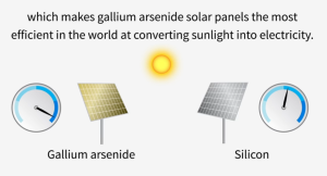 Silicon is the common material used in solar cells and computer chips, but gallium arsenide is an alternative material with many advantages. Image: YouTube/Stanford University