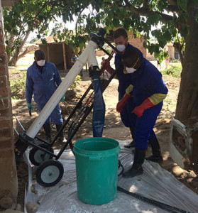 The Excrevator will help put an end to emptying pit latrines by hand.Image: NC State University