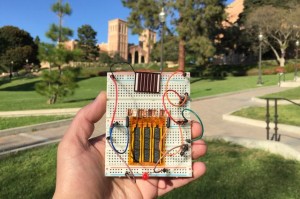 They hybrid supercapacitor can store large amounts of energy, recharge quickly, and lost for more than 10,000 recharge cycles.Image: UCLA