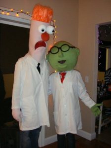 Beaker and Doctor Bunsen costume